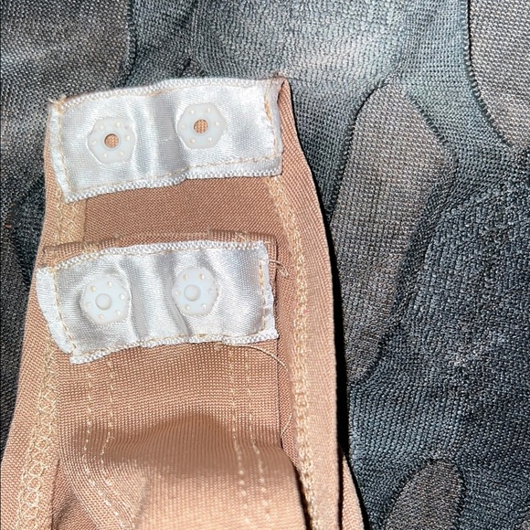 Brown Bodysuit with Sparkling Straps - Picture 4 of 5